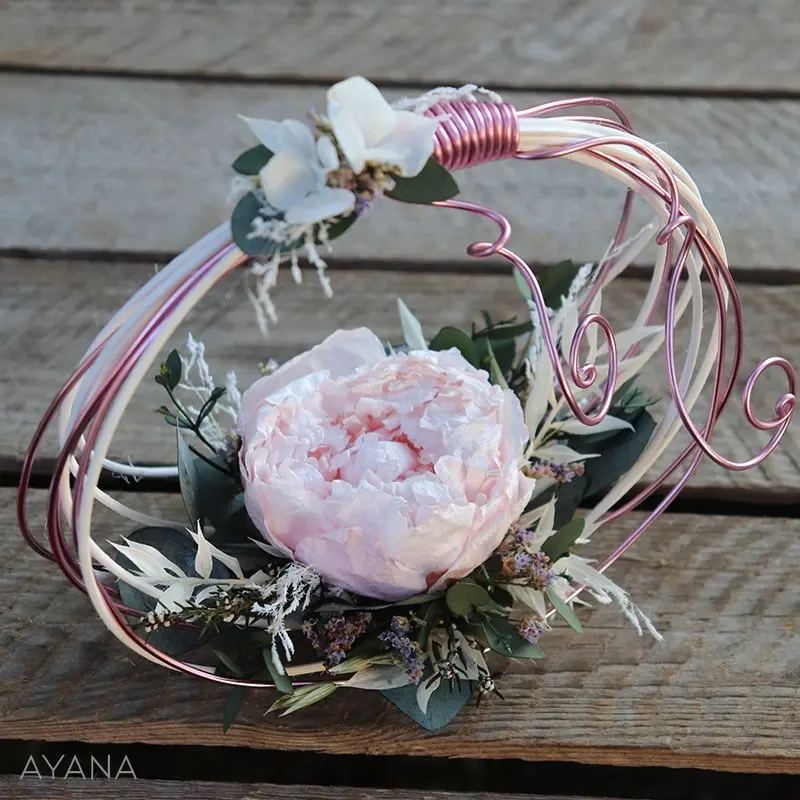 Porte alliances "Pivoine"