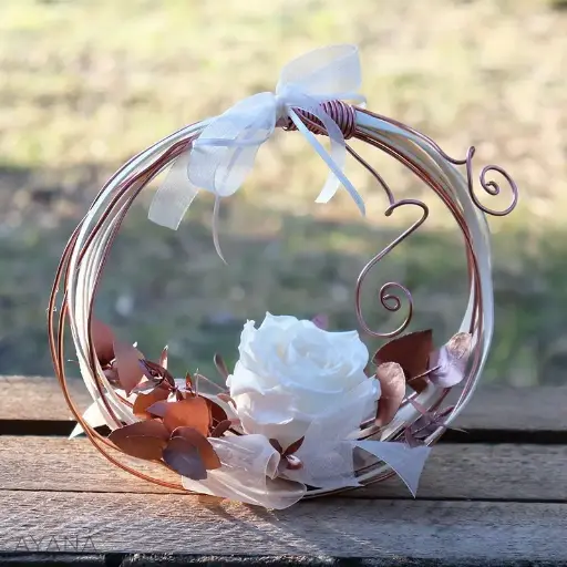 Porte alliances "Rose"
